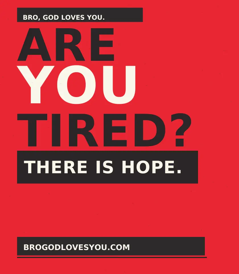 Page 1: Are You Tired? There is hope.